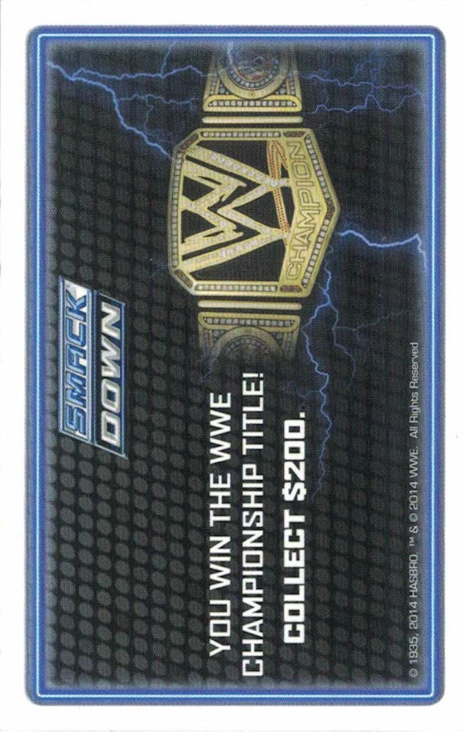 You Win the WWE Championship Title!
