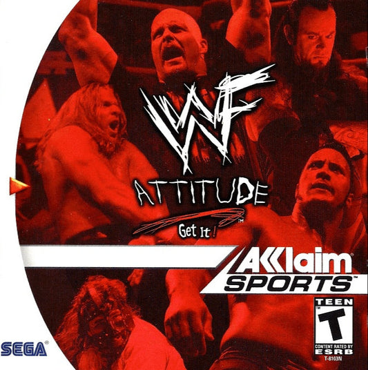 WWF Attitude [Dreamcast] PWcatalog