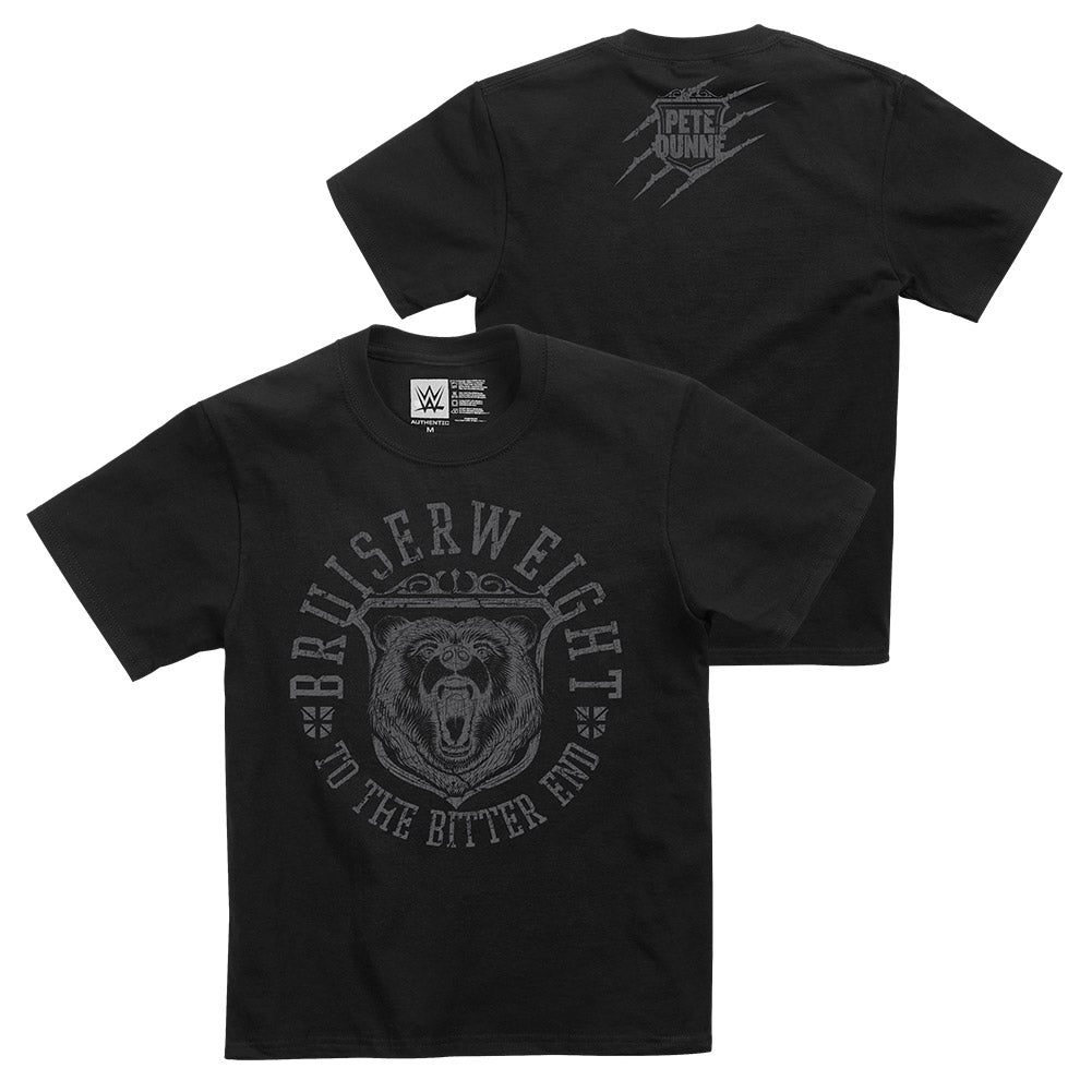 Pete Dunne "Bruiserweight Bear" Youth Authentic T-Shirt