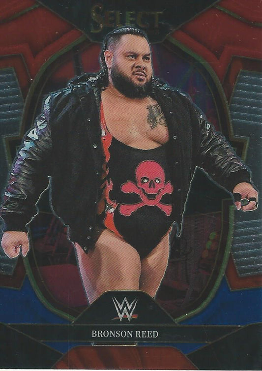 WWE Panini Select 2023 Red/Silver/Blue Bronson Reed #100