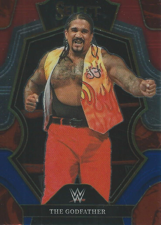 WWE Panini Select 2023 Red/Silver/Blue The Godfather #112
