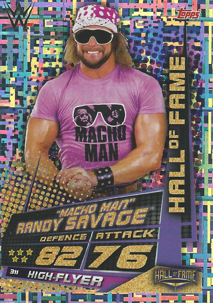 WWE Topps Slam Attax Universe 2019 Macho Man Randy Savage #311