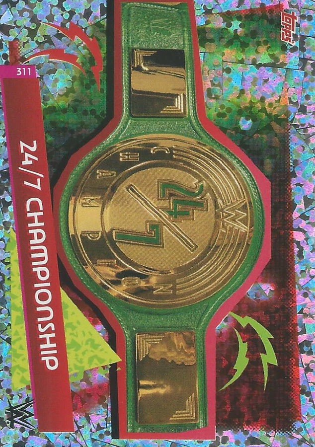 WWE Topps Slam Attax Reloaded 2020 24/7 Championship #311