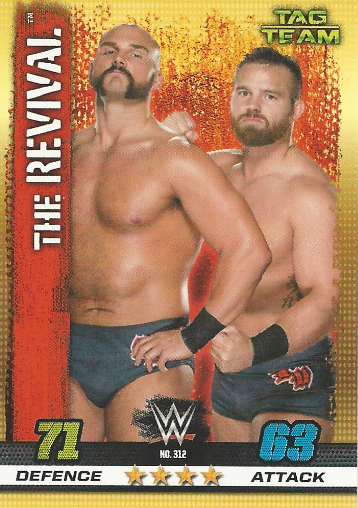 WWE Topps Slam Attax 10th Edition 2017 The Revival Dash and Dawson #312