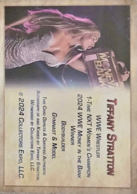 Tiffany Stratton trading card PW Catalog