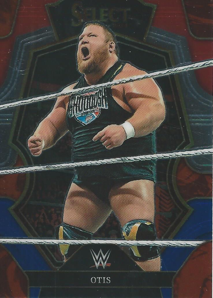 WWE Panini Select 2023 Red/Silver/Blue Otis #199