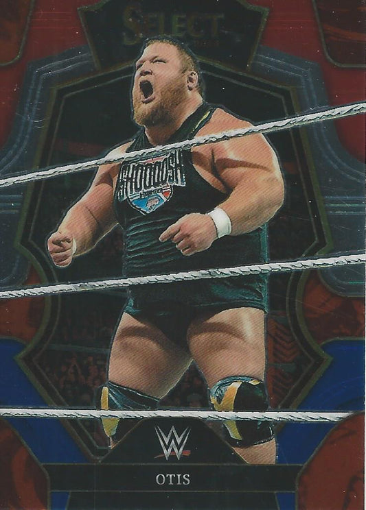 WWE Panini Select 2023 Red/Silver/Blue Otis #199