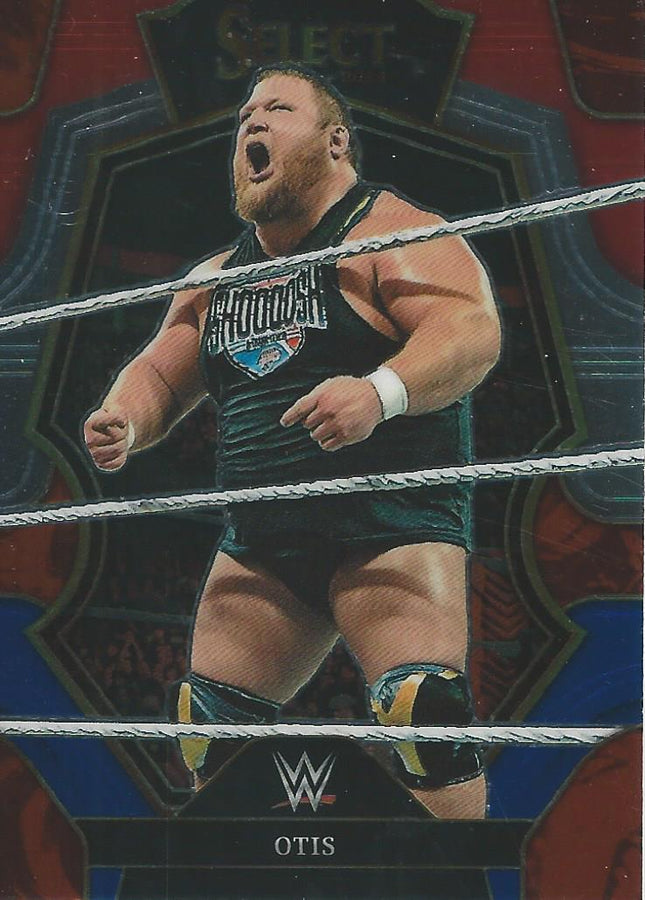 WWE Panini Select 2023 Red/Silver/Blue Otis #199