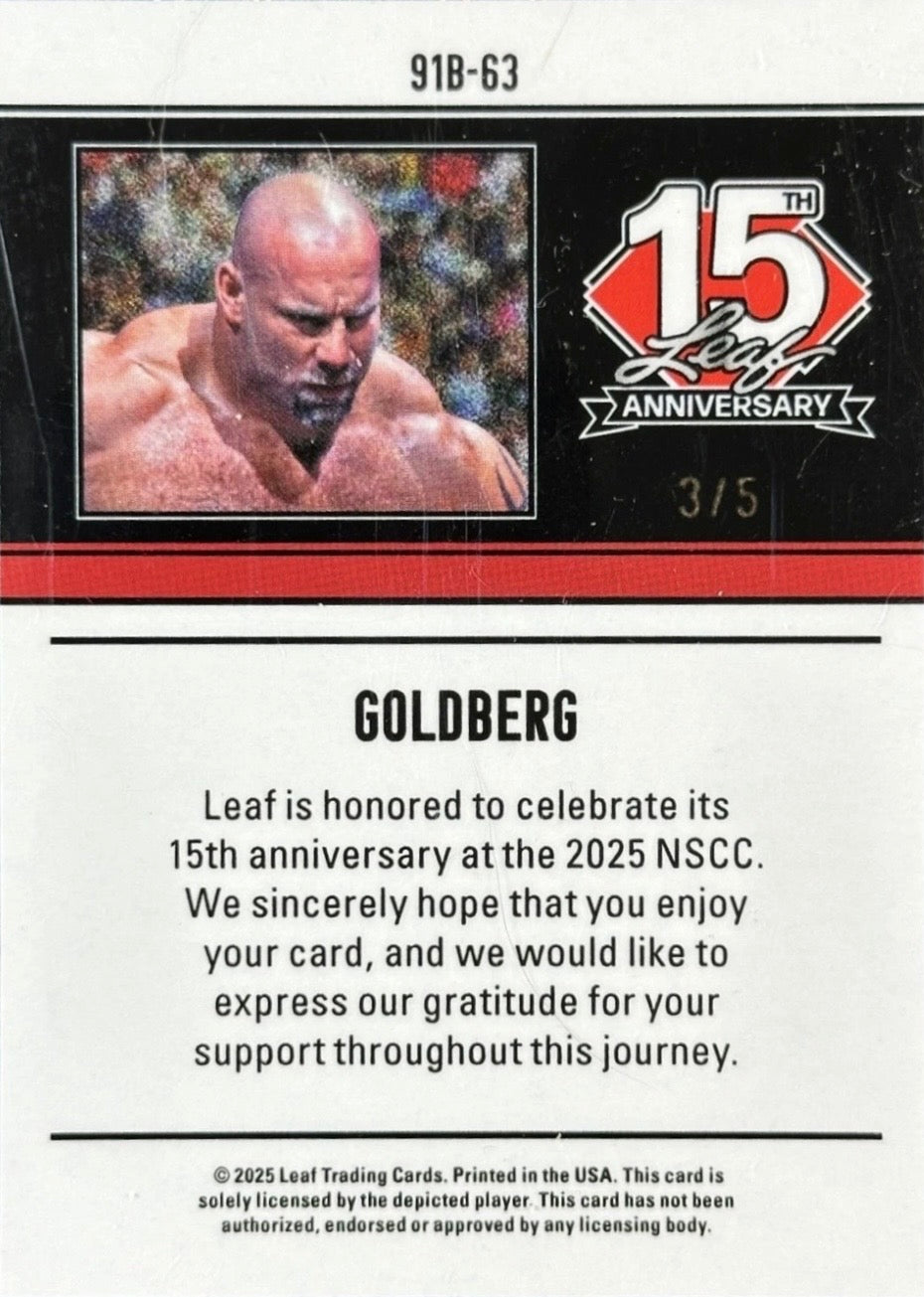 Goldberg trading card PW Catalog