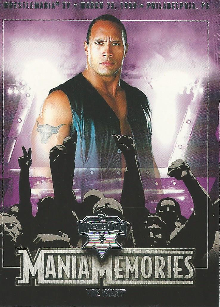 WWE Fleer Road to Wrestlemania XX 2004 The Rock #80