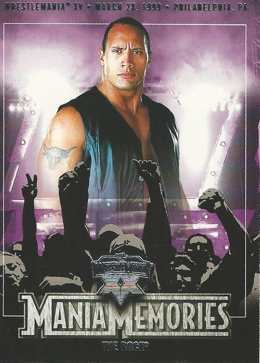 WWE Fleer Road to Wrestlemania XX 2004 The Rock #80