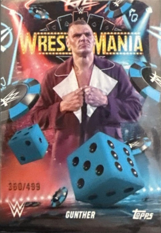 Gunther trading card PW Catalog