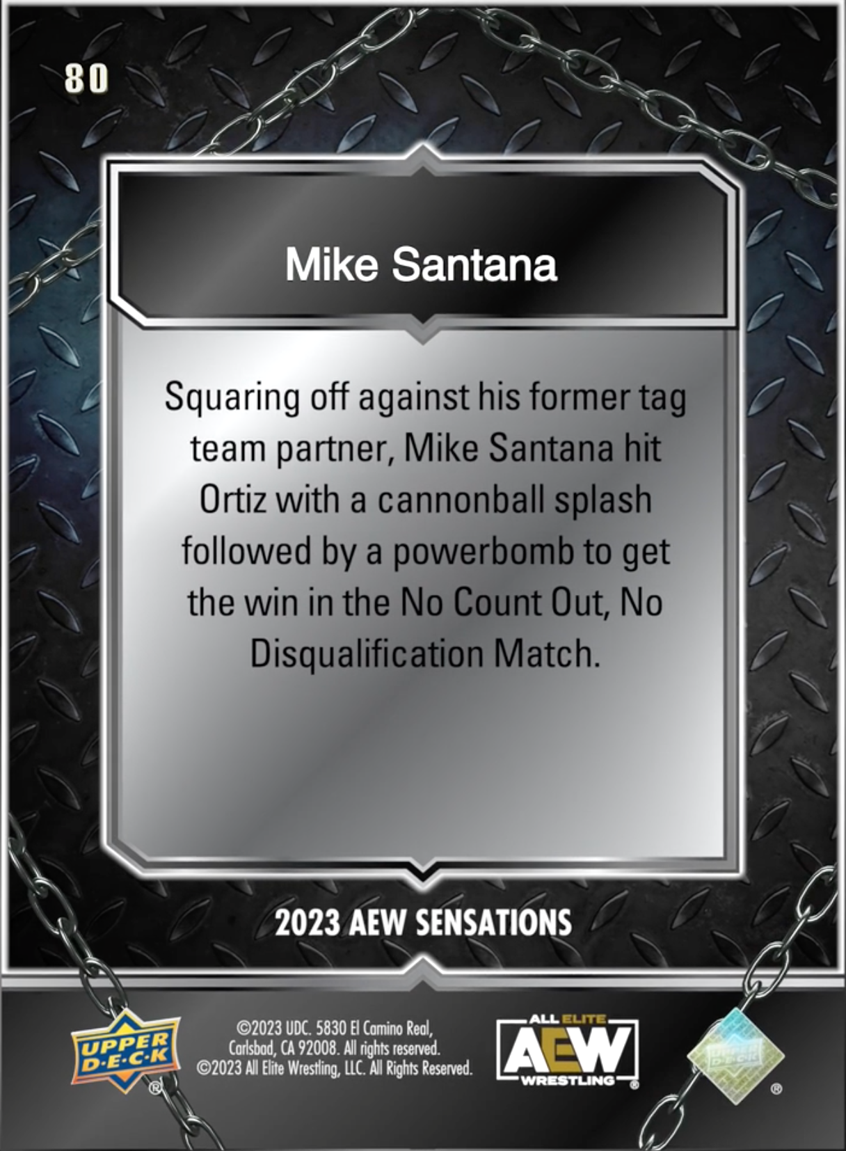 10/27/23 – Mike Santana – Mike Santana Claims Victory Over Ortiz