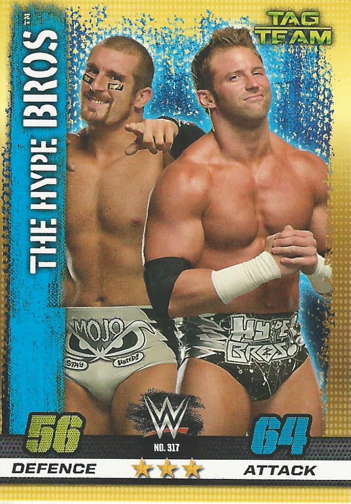 WWE Topps Slam Attax 10th Edition 2017 Mojo Rawley and Zack Ryder #317