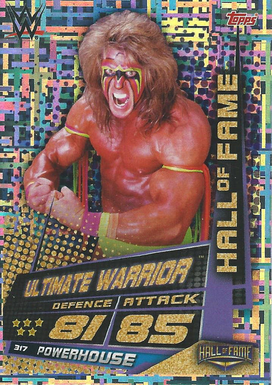 WWE Topps Slam Attax Universe 2019 Ultimate Warrior #317