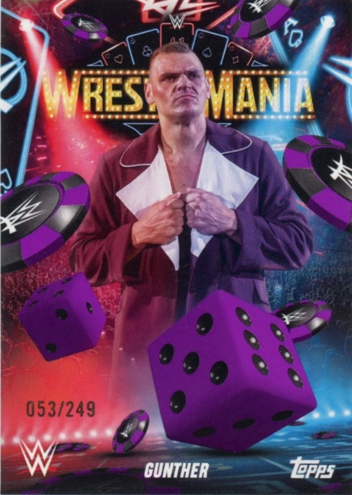 Gunther trading card PW Catalog