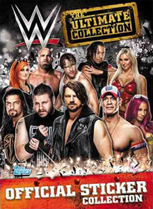 WWE Official Stickers Collection Album 2017 Stickers Album PW Catalog