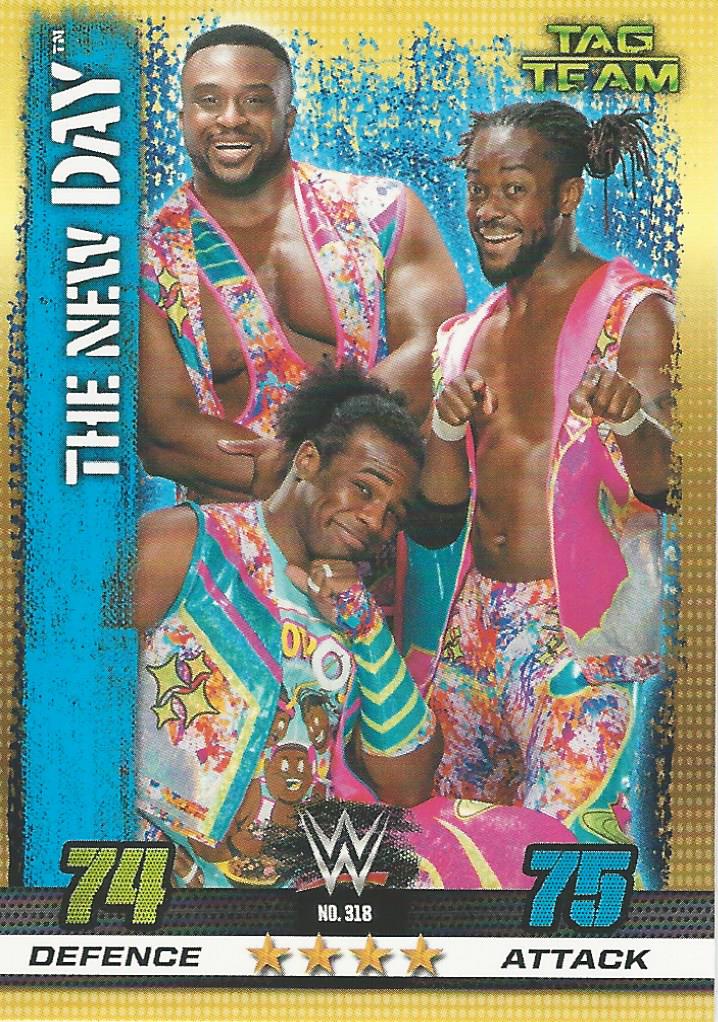 WWE Topps Slam Attax 10th Edition 2017 The New Day #318