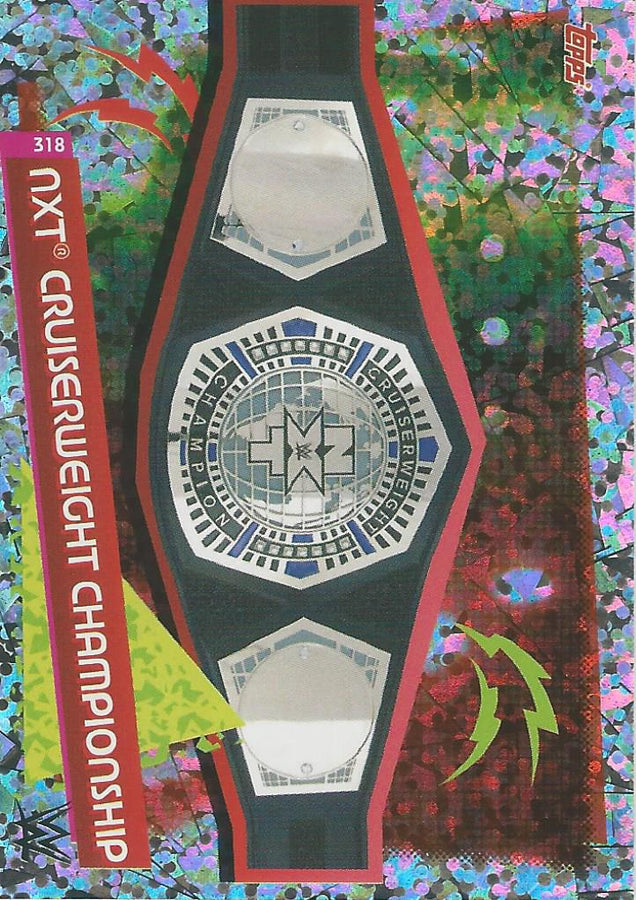 WWE Topps Slam Attax Reloaded 2020 NXT Cruiserweight Championship #318