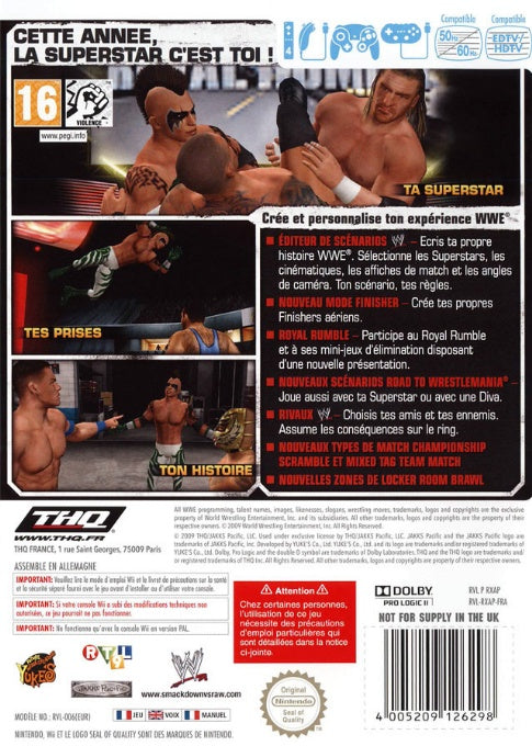 WWE SmackDown vs. Raw 2010 [Nintendo Wii] PWcatalog