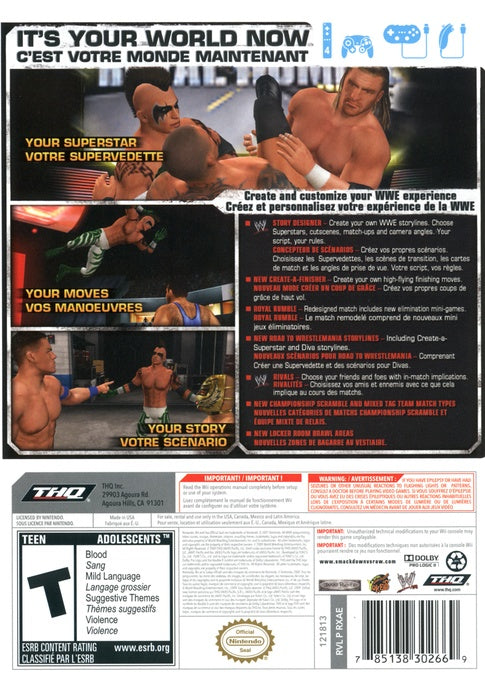 WWE SmackDown vs. Raw 2010 [Nintendo Wii] PWcatalog