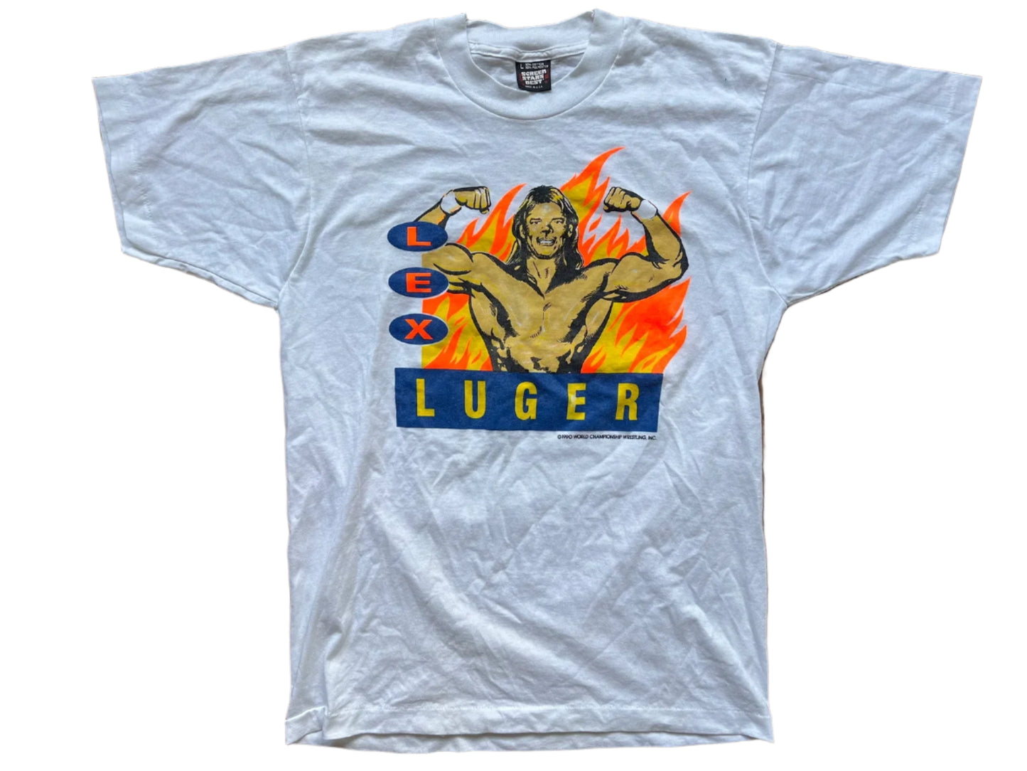 1990 WCW “The Total” Package Lex Luger T-Shirt Pwcatalog