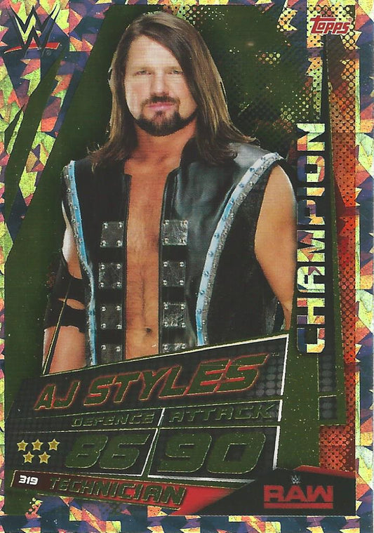 WWE Topps Slam Attax Universe 2019 AJ Styles #319