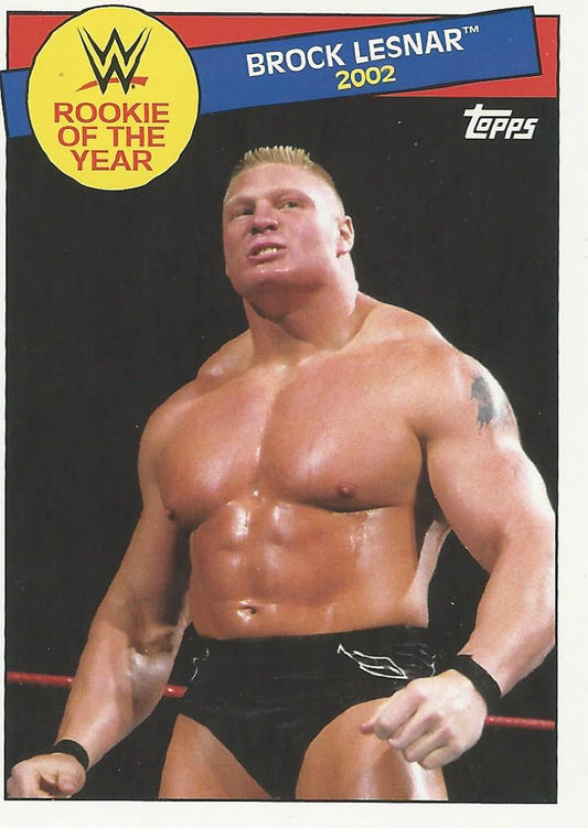 WWE Topps Heritage 2015 Brock Lesnar 19 of 30 trading card PW Catalog