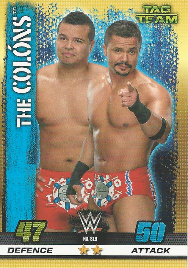 WWE Topps Slam Attax 10th Edition 2017 Primo and Epico #319