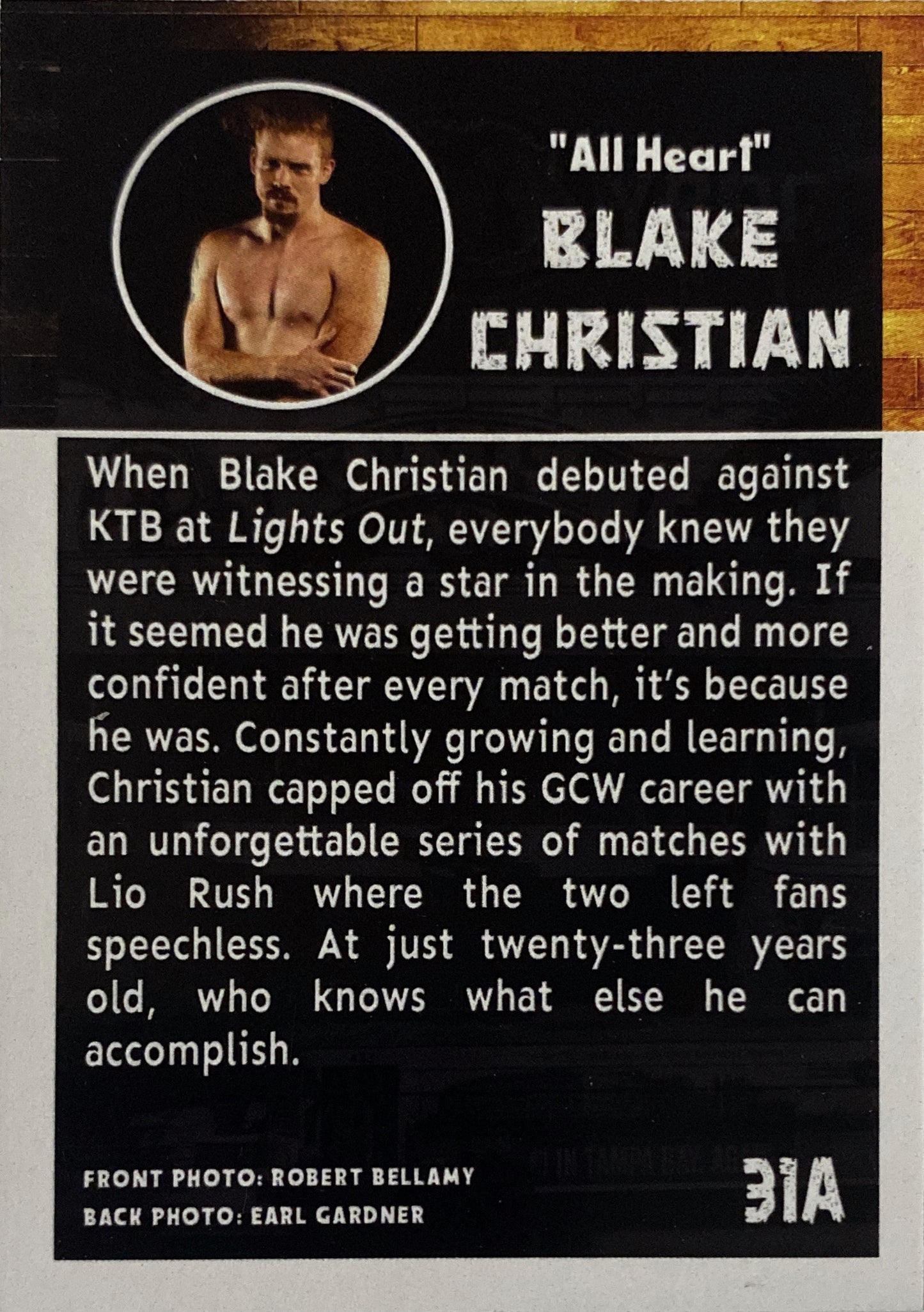“All Heart” Blake Christian