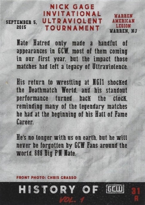Nick Gage Invitational Ultraviolent Tournament