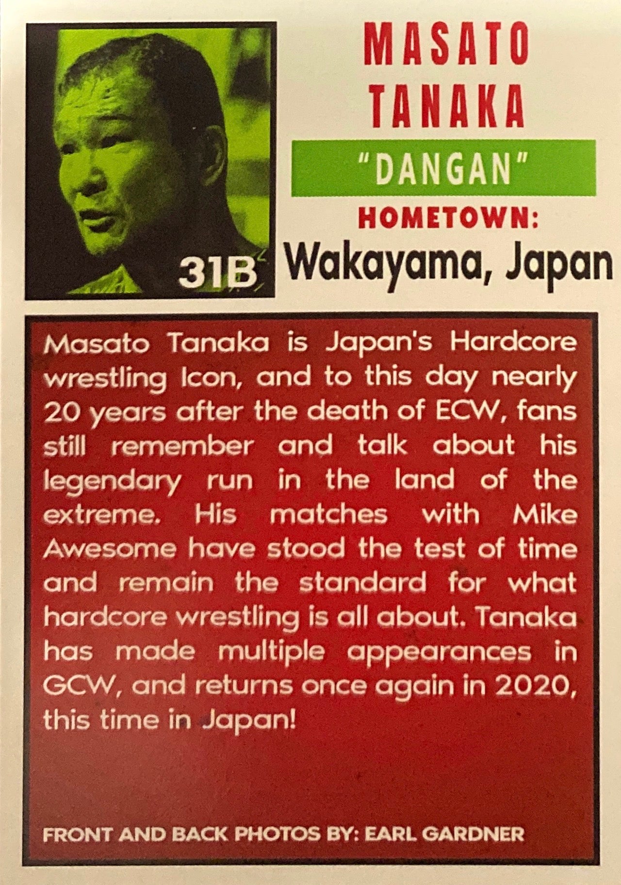 “Dangan” Masato Tanaka