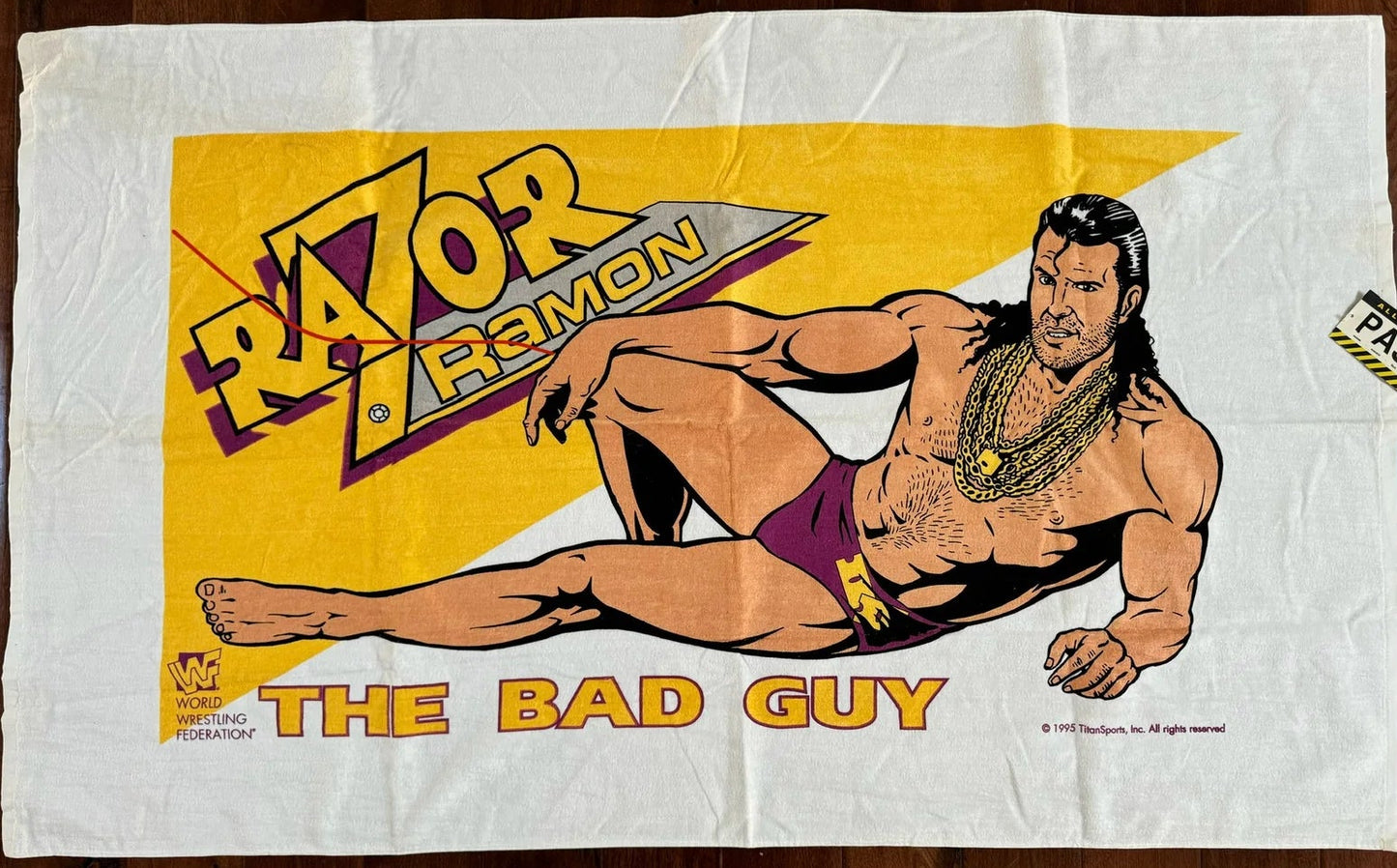 1995 WWF Razor Ramon Towel Pwcatalog