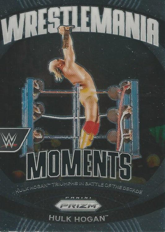 WWE Panini Prizm 2024 Wrestlemania Moments Hulk Hogan #19