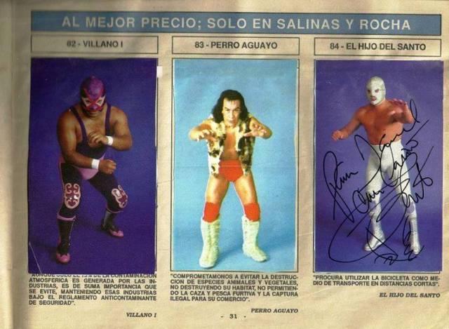 Super Album de Luchas Stickers Album 1991 From Mexico Stickers Album PW Catalog