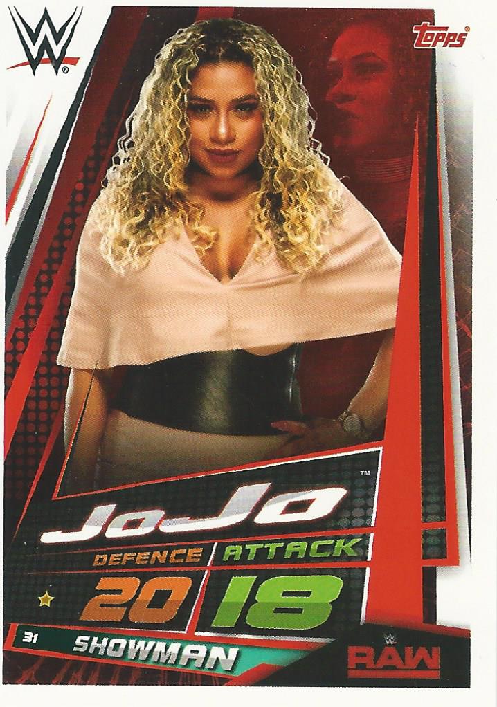 WWE Topps Slam Attax Universe 2019 JoJo #31