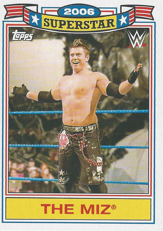 WWE Topps Heritage 2021 The Miz TM-2 trading card PW Catalog