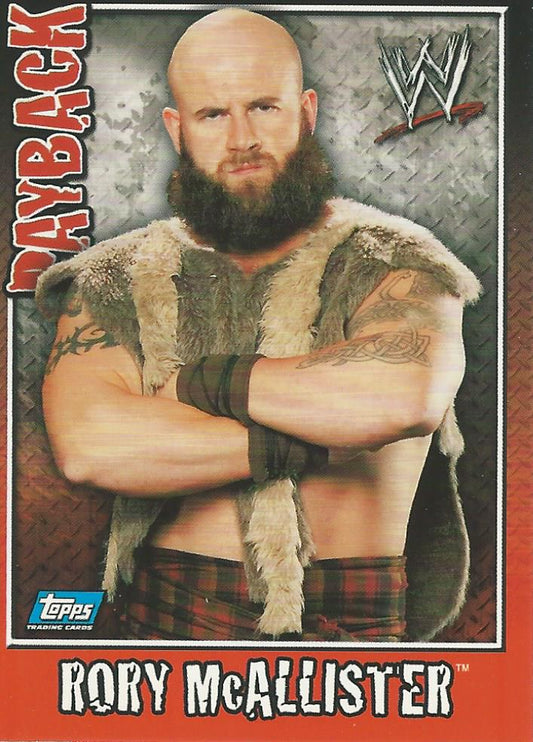 WWE Topps Payback 2006 Rory McAllister #31