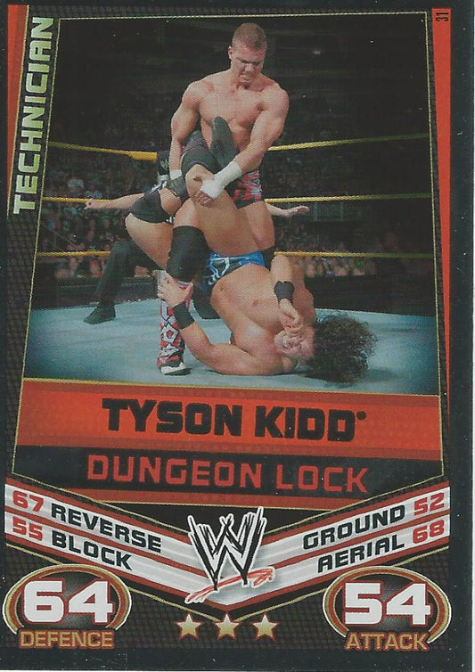 WWE Topps Slam Attax Rebellion 2012 Tyson Kidd #31