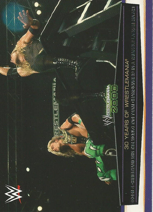 WWE Topps Road to Wrestlemania 2014 Edge and Christian 31 of 60 trading card PW Catalog