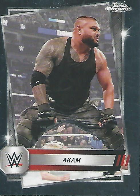 WWE Topps Chrome 2025 Trading Cards Akam No.31 PW Catalog