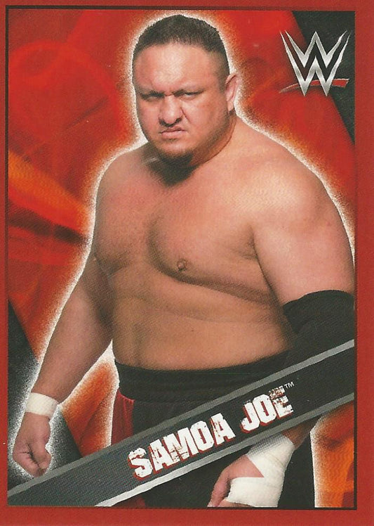 WWE Topps Then Now Forever 2016 Stickers Samoa Joe #31