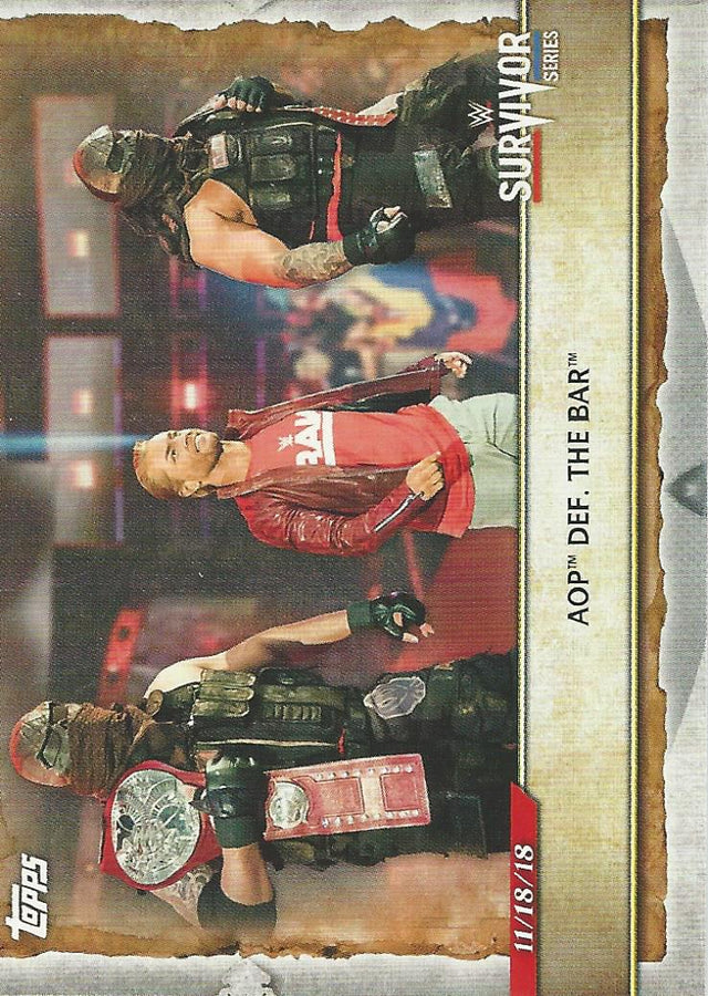 WWE Topps Road to Wrestlemania 2020 AOP #31
