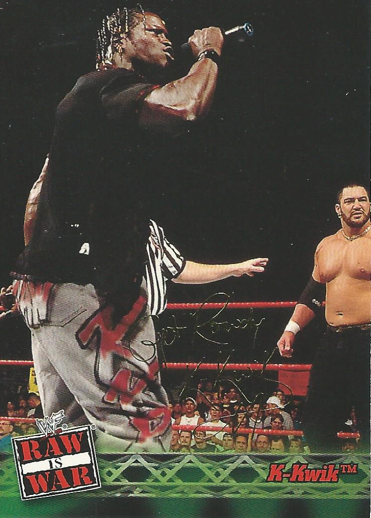 WWF Fleer Raw 2001 K-Kwik #31