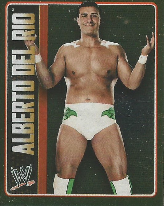 WWE Topps Icons 2013 Sticker Alberto Del Rio Foil #31