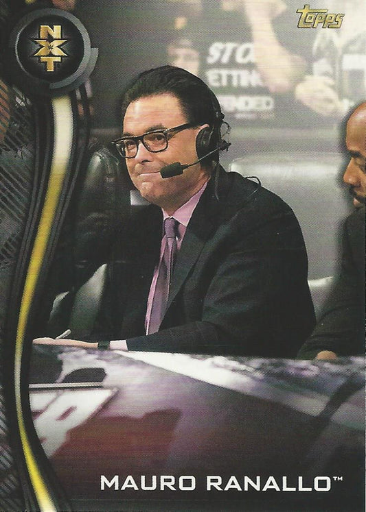 WWE Topps NXT 2019 Mauro Ranallo #31