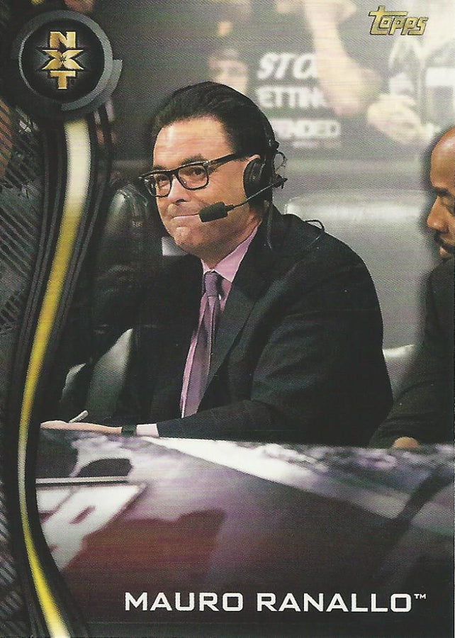 WWE Topps NXT 2019 Mauro Ranallo #31