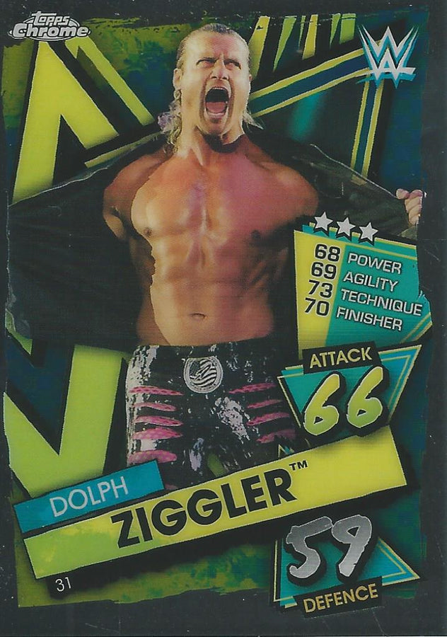 WWE Topps Slam Attax Chrome 2021 Dolph Ziggler #31