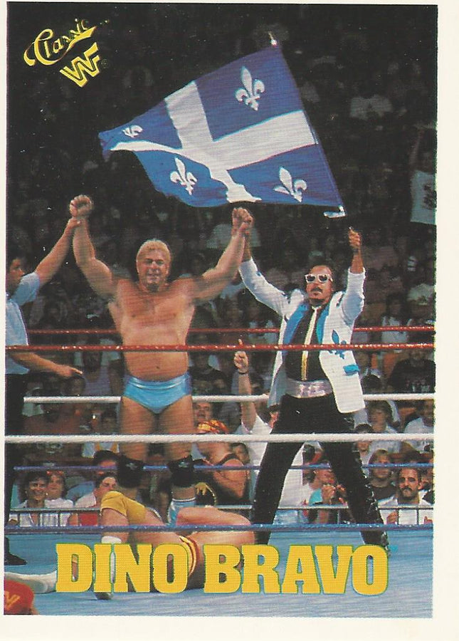 WWF Classic Trading Cards 1990 Dino Bravo No.31 trading card PW Catalog