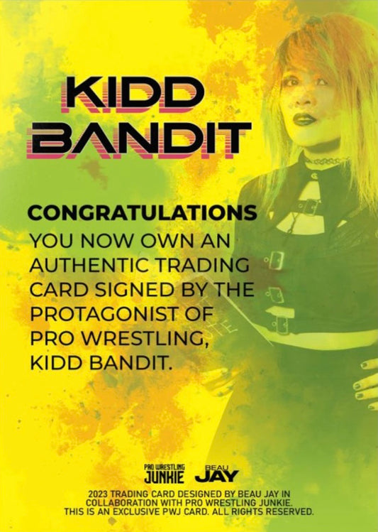 Kidd Bandit trading card PW Catalog